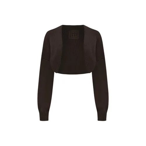 OH POLLY Трикотажный укороченный кардиган из трикотажа женские