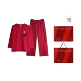 64082 Бордовый (Подарочная коробка комплект)