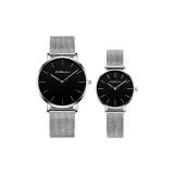 Часы Черный Серебряный Комплект