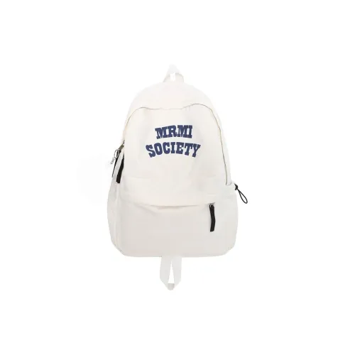 Xmithie Nylon Backpack Standard Unisex White Red Dark Blue Black Light Blue