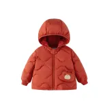 Ржаво-красный 61003 - Белый утиный пух