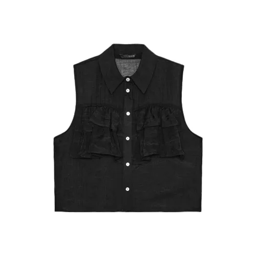 ZARA Черные Женские Рубашки