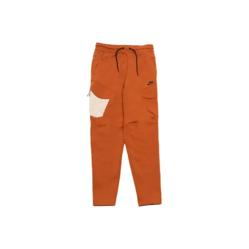 Nike Orange Men's Casual Pants Найк Оранжевые Мужские Повседневные Штаны