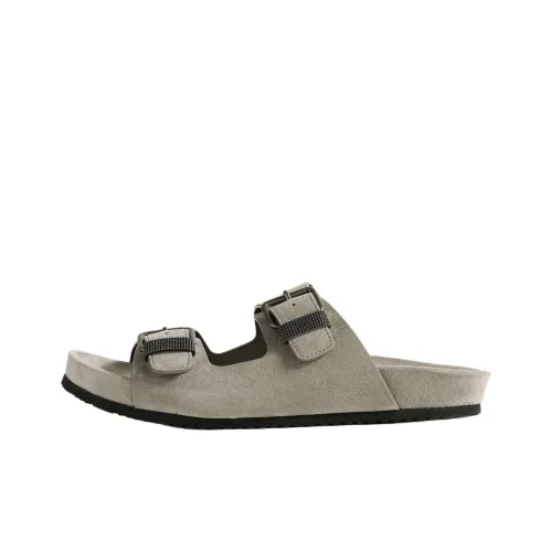 BRUNELLO CUCINELLI Monili Слипоны Женские Серый