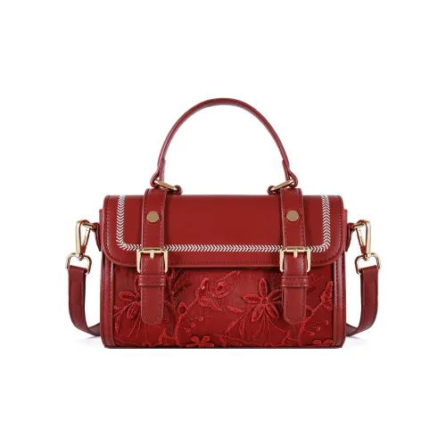 Vigno Сумка для доставки из синтетической кожи сумка через плечо сумка для ношения обычная женская красная