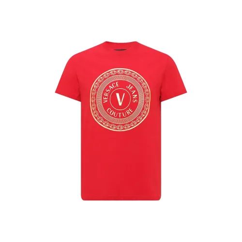 VERSACE JEANS COUTURE SS21 Рубашка Мужская Красная