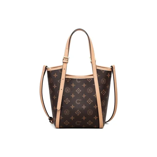 C°BANNER Сумка через плечо из синтетической кожи сумка среднего размера женская кофейного цвета