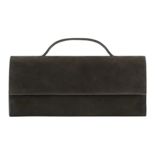 COS Замша Сумка Стандартная Женская Темно-Коричневая