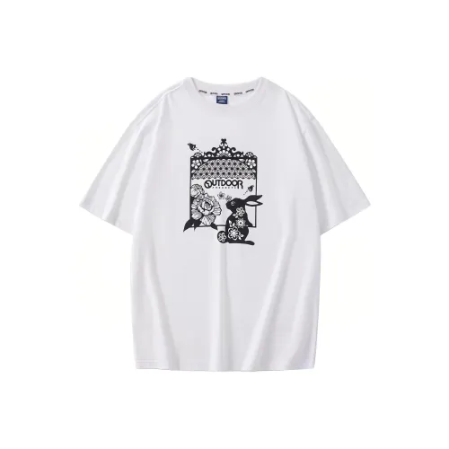 OUTDOOR PRODUCTS T-Shirt Унисекс Винтажный Белый