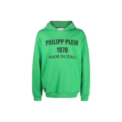 PHILIPP PLEIN Зеленый Мужской Свитшот