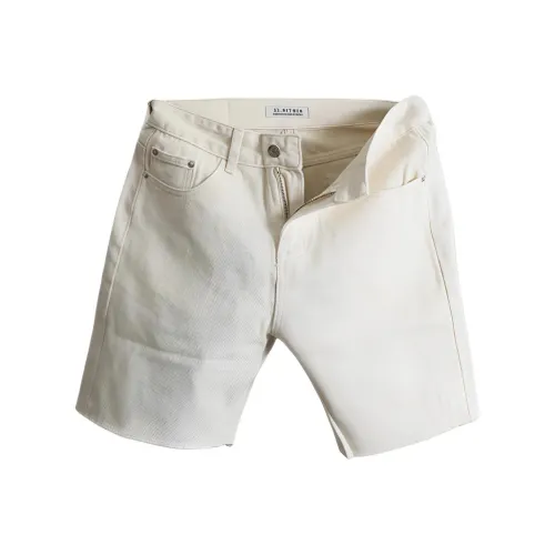 APBM Белые Унисекс Джинсовые Шорты