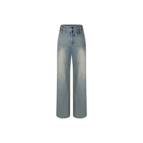 PSEUDO POEMS Blue Women's Jeans PSEUDO POEMS Синий Женские Джинсы