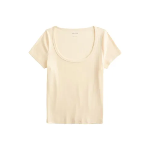 Hollister Желтые Женские T-рубашки