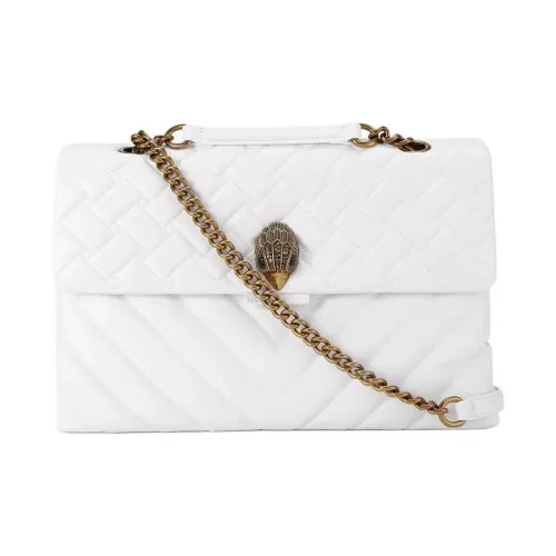 Kurt Geiger London Kensington Овечья шкура Ручная Сумка на плечо Женская Белая