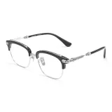 Черная серебряная оправа (средний размер 54)