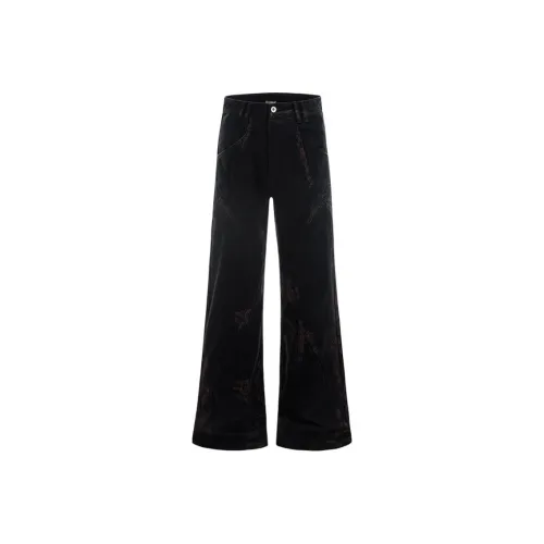 BEAR UNION Черные Женские Джинсы