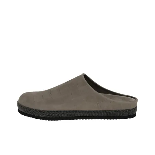 BRUNELLO CUCINELLI Домашние тапочки Женские Серый