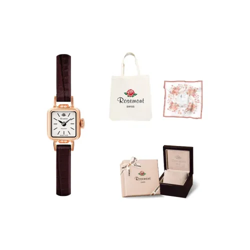 Rosemont Milan Collection Кварцевый механизм Женские часы Белый циферблат Корпус из нержавеющей стали