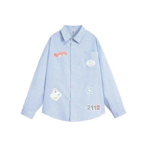 DoraemonA Длинный рукав рубашка унисекс