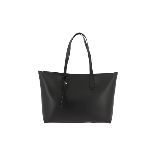 Burberry Кожа Тоут Сумка Сумка для покупок Сумка Сумка через плечо Женская Черная