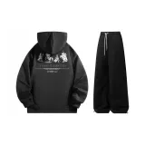 Комплект (черный топ+черные брюки)