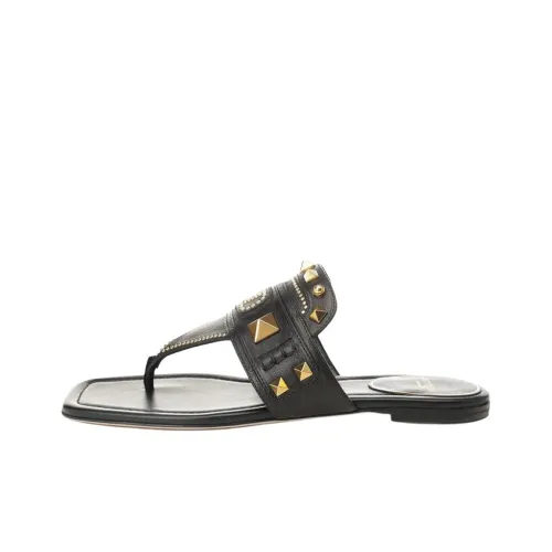 Valentino Garavani Шлепанцы Женские Черные