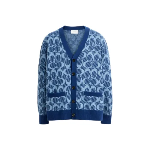 COACH Синий Мужской Свитеры