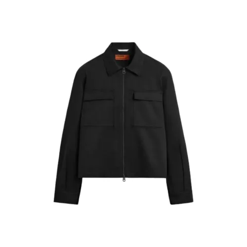 ZARA Мужские черные куртки