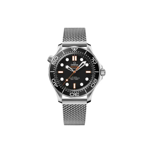 OMEGA Автоматический Механический Часы Мужские Seahorse Series 300m Diving Watch 42 мм Черные