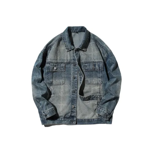 MEXISHION Синий Унисекс Джинсовые куртки