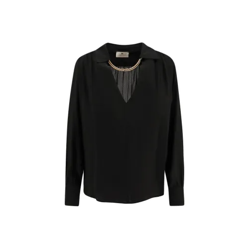 Elisabetta Franchi Черные Женские Рубашки
