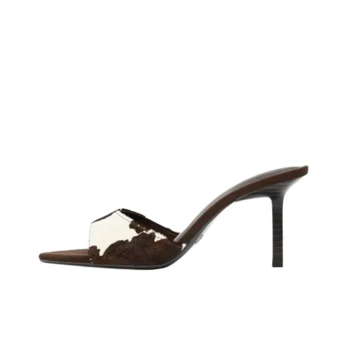 ZARA Слипоны Коричневый Женский