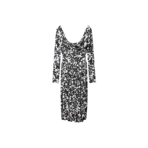 STELLA MCCARTNEY Многоцветные Женские Длинные Платья с Рукавами