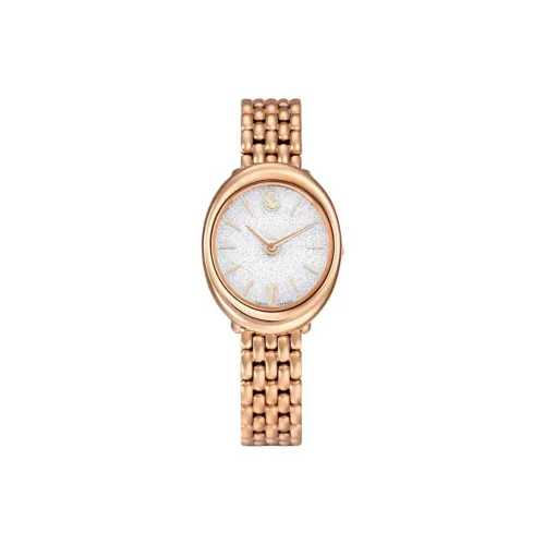 Swarovski Imber Наручные часы Кварцевый механизм Металлический ремешок 37*30 мм Серебристый циферблат Женские часы