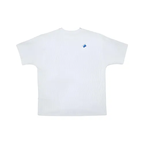 Ader Error SS24 Рукав с оборванным плечом T-рубашка Женская Экрю