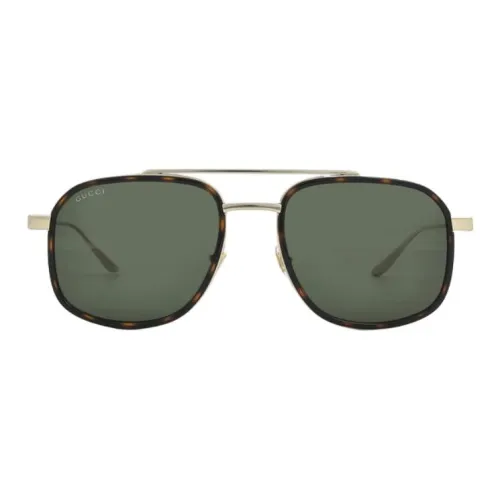 GUCCI Металл Aviator Солнцезащитные очки Мужские Золотые