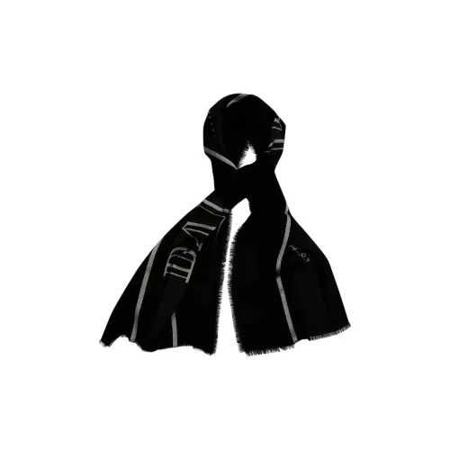 BALMAIN Полиэстер Трикотаж Шарфы Детский Черный