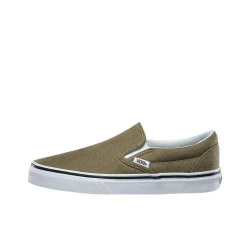 Vans CLASSIC Slip-On Скейтборд Кроссовки Мужские Зеленые