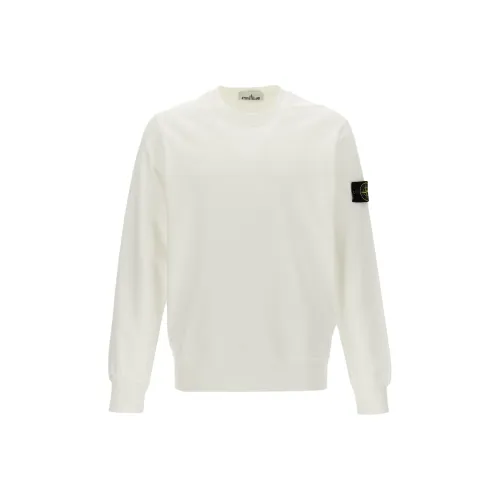 STONE ISLAND Белый Мужской Свитшот