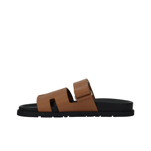 HERMES Chypre Стильные Сандалии Men's Natural