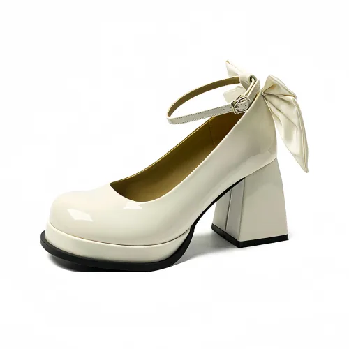 Luji Грубый каблук Мэри Джейн Женские туфли