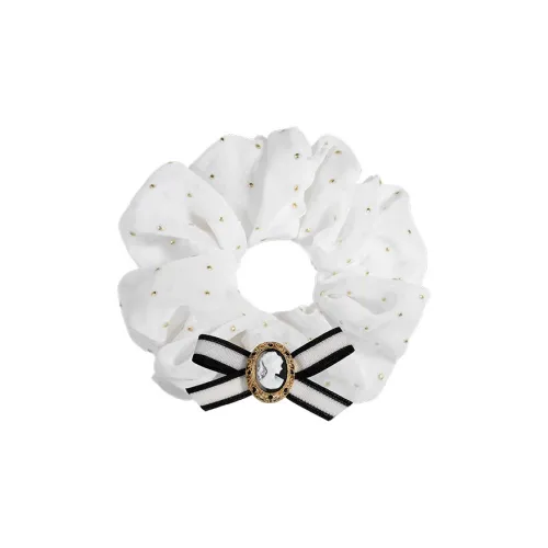 ROYALSASA Шелковый шифон Резинка для волос Женская