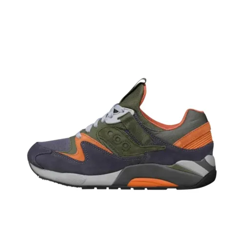 Packer x Saucony Grid 9000 Беговые кроссовки Унисекс Зеленый
