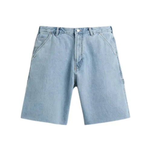 ZARA Light Blue Men's Denim Shorts ZARA Светло-синие мужские джинсовые шорты