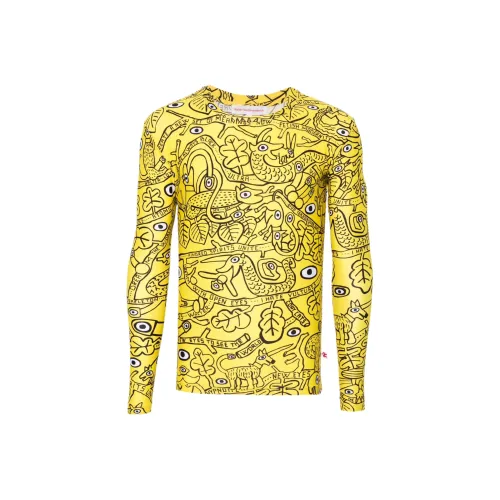 WALTER VAN BEIRENDONCK Желтая Унисекс T-рубашки
