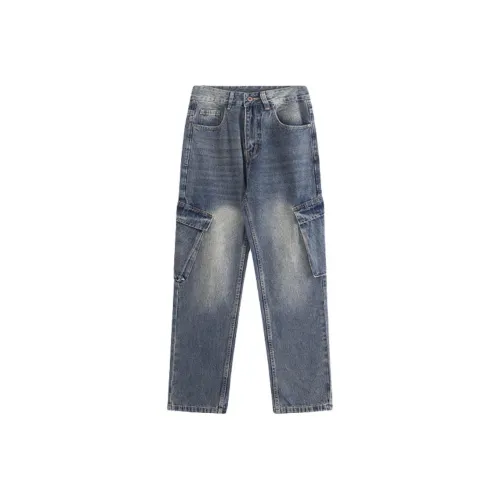 JINDUN Wolf Gray Мужские Джинсы