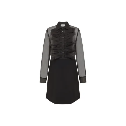 PAROSH Длинное платье с длинными рукавами женское