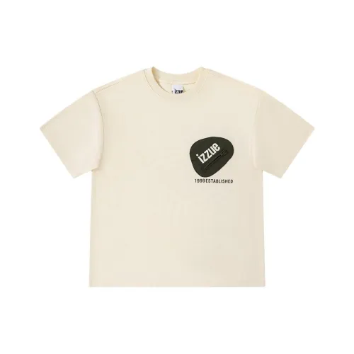 IZZUE Мальчики Короткий рукав Т-рубашка Лето Цветовой блок С буквой Принт Детский Топ 2025 Стильный