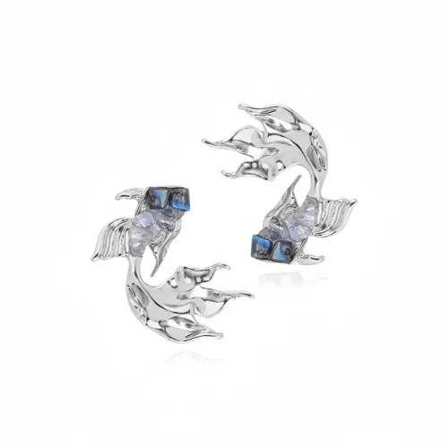 A CONG Studio Серебро S925 Серьги-гвоздики Женские