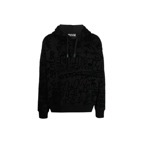 VERSACE JEANS COUTURE Черные Мужские Свитшоты